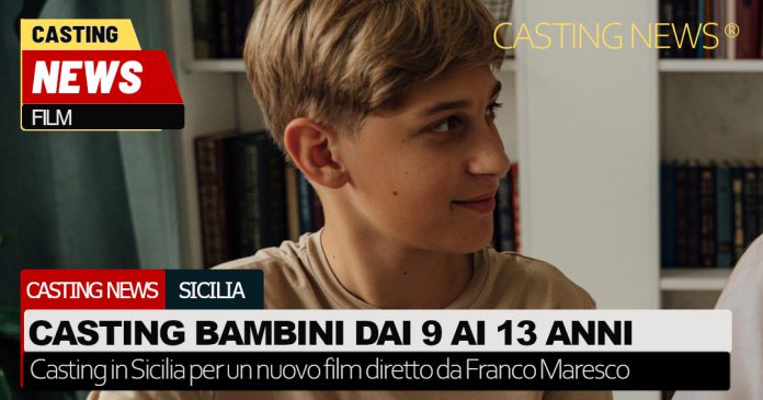 Casting bambini Sicilia