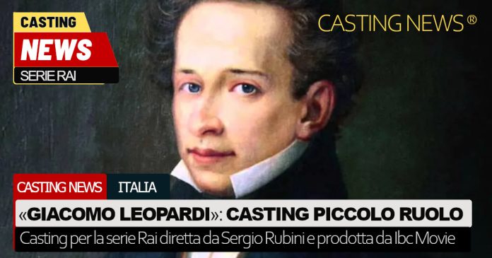 Casting per Giacomo Leopardi