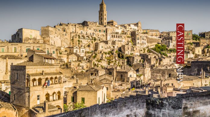 Matera Basilicata riprese serie casting news