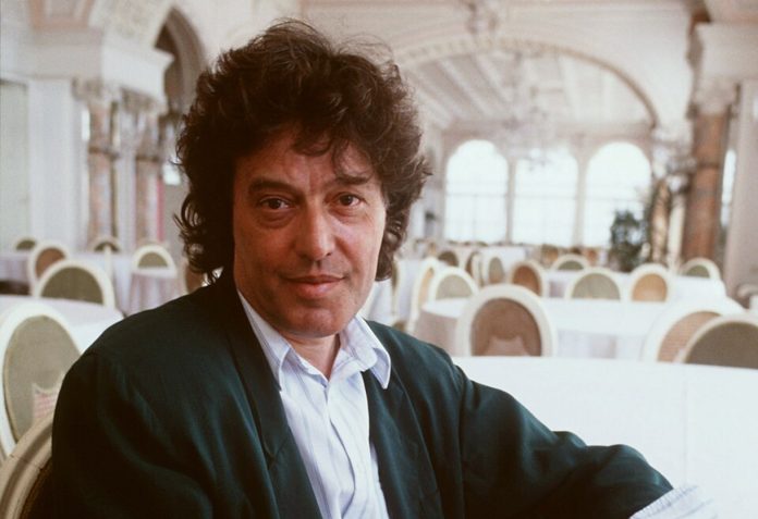 Tom Stoppard alla Mostra del cinema di Venezia del 1990 Foto Gorup de Besanez