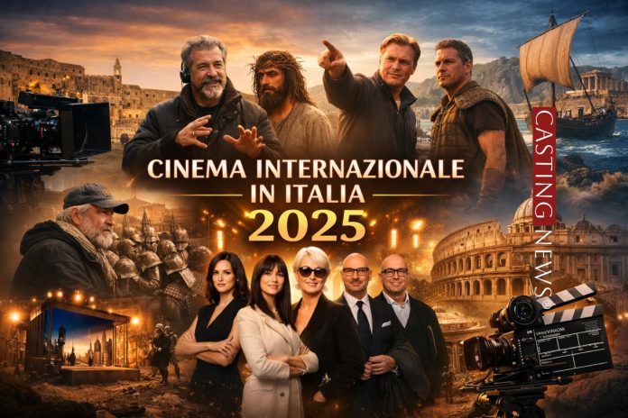 Cinema internazionale in Italia: il 2025 dei grandi set Cinema internazionale in Italia: il 2025 dei grandi set