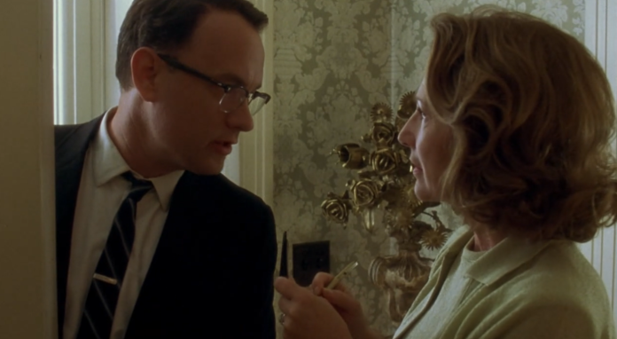 Nathalie Baye in una scena del film “Prova a prendermi” Nathalie Baye in una scena del film “Prova a prendermi”
