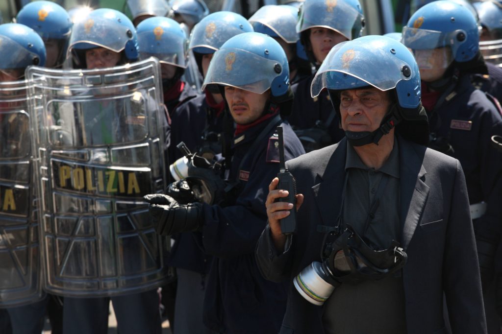 Una scena del film «Diaz»